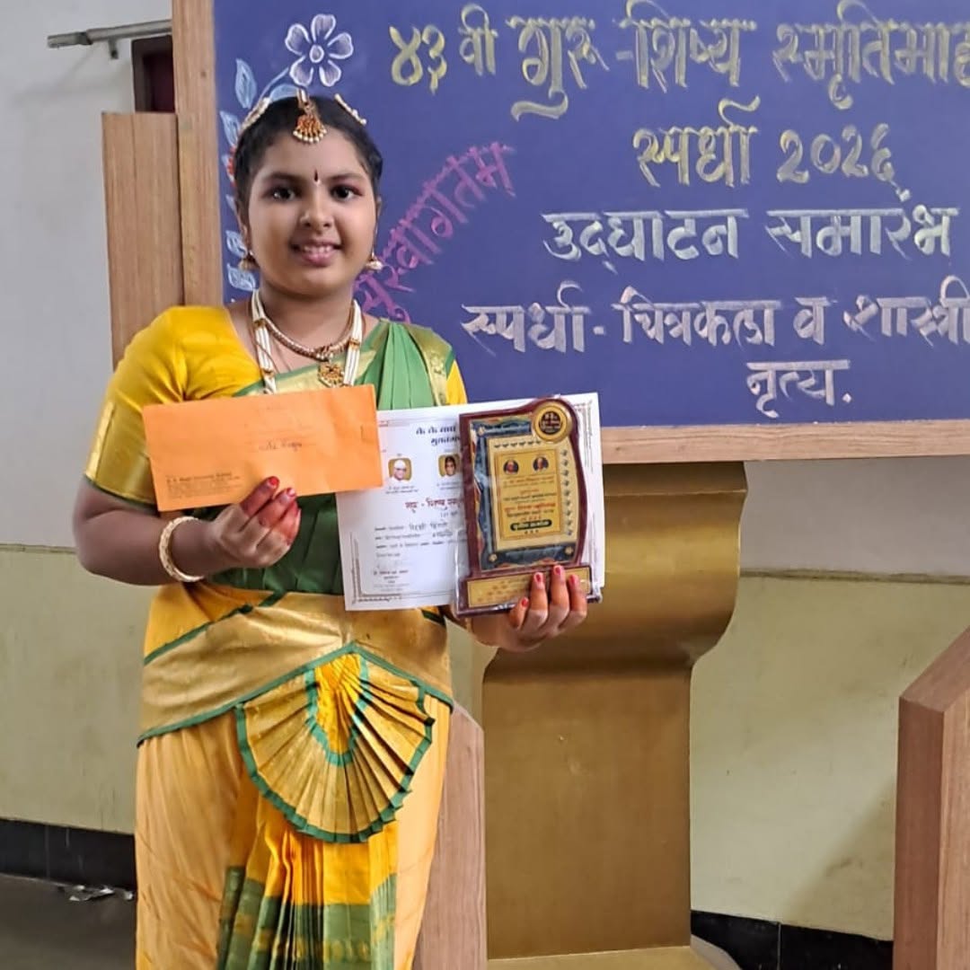 Congratulations to Riddhi Hingane